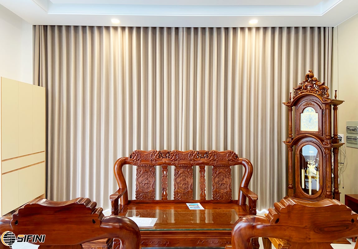 Rèm vải động cơ