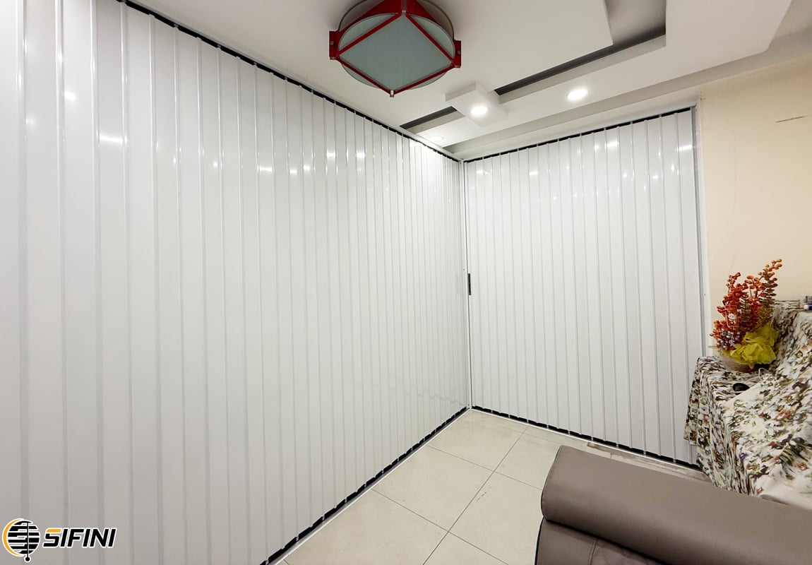 Cửa xếp lá nhôm