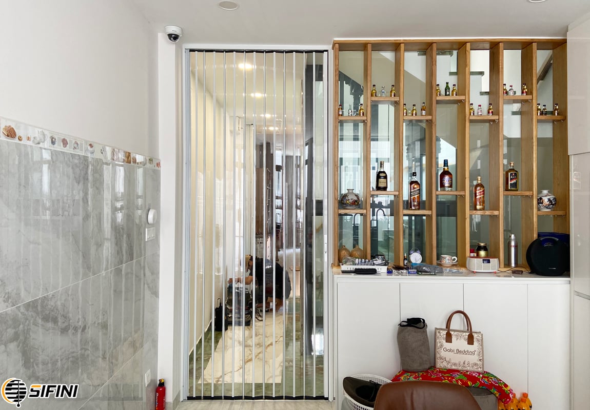 Cửa xếp lá nhôm