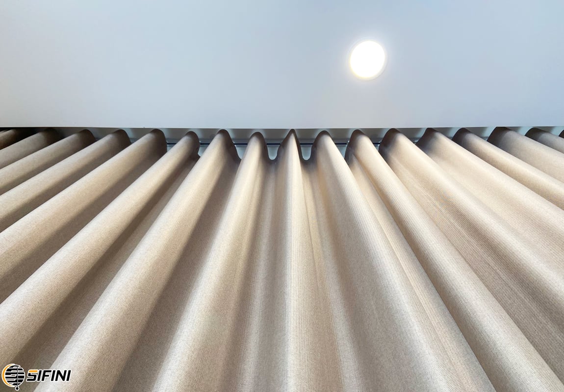 Rèm vải động cơ