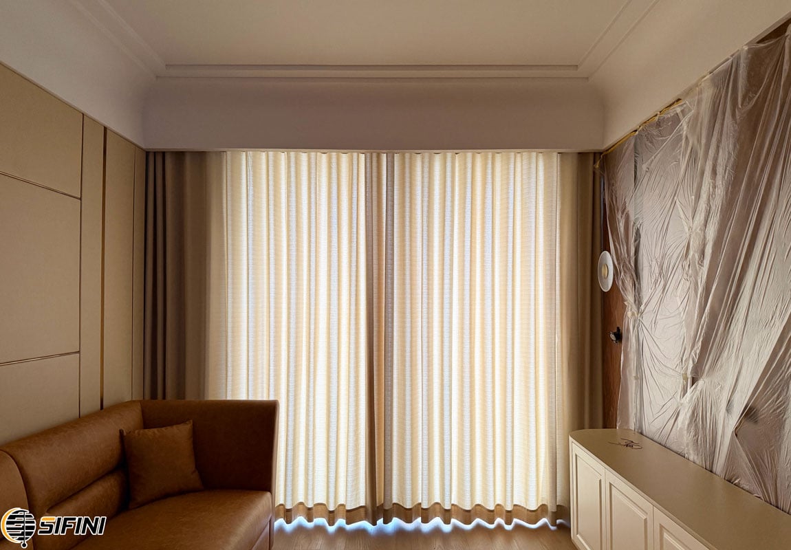 Rèm vải động cơ