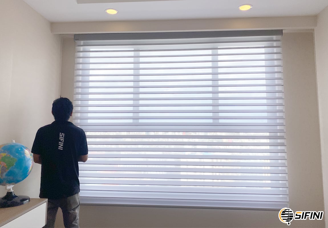 Thi công rèm triple