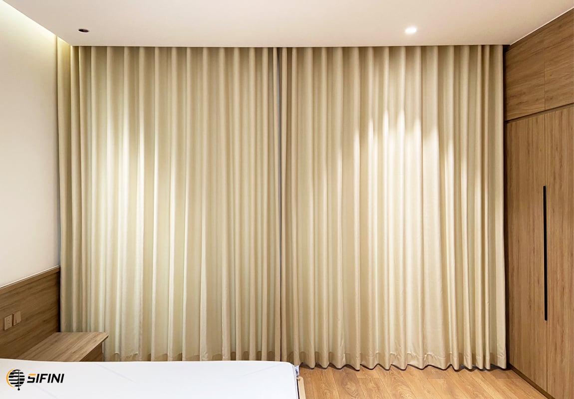 Rèm vải định vị