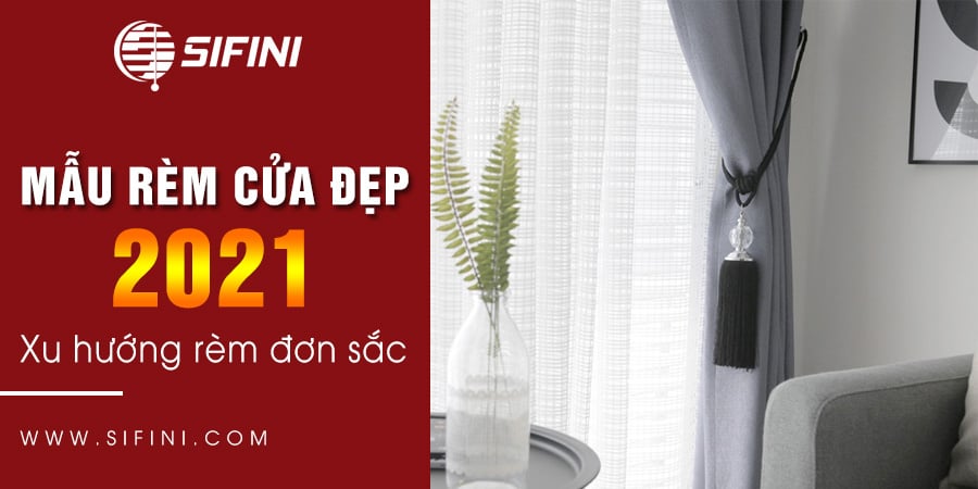 mẫu rèm cửa đẹp 2021