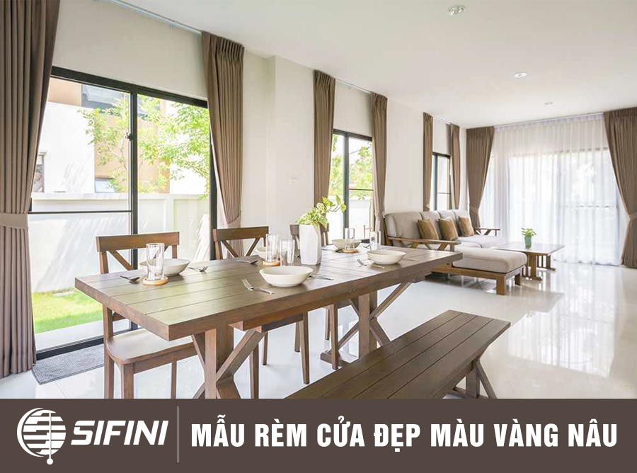 Mẫu rèm cửa đẹp sang trọng