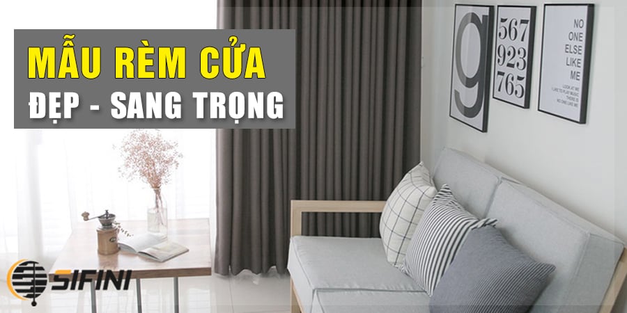 Mẫu rèm cửa đẹp sang trọng