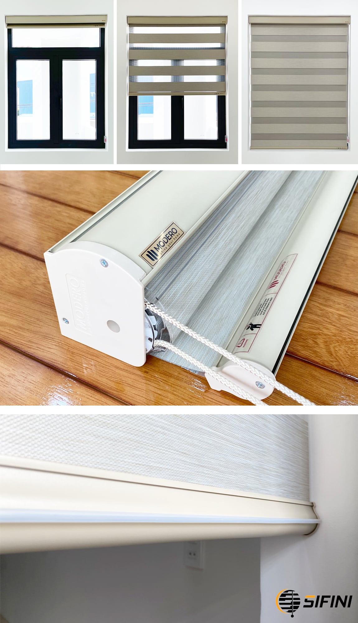 Chi tiết rèm cầu vồng