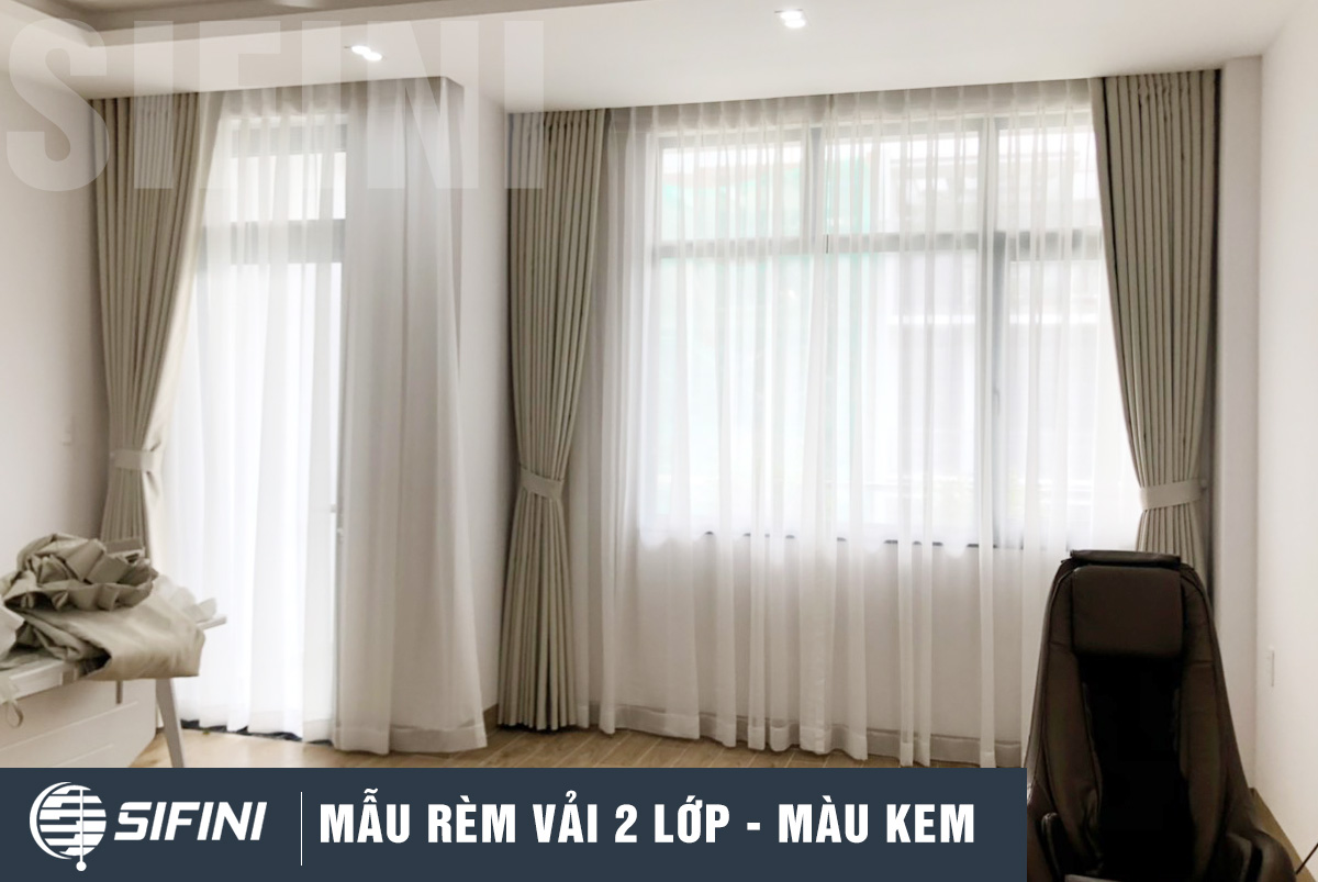 rèm cửa cao cấp 2 lớp đẹp