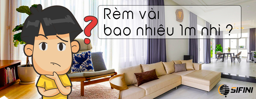 rèm vải bao nhiêu 1m