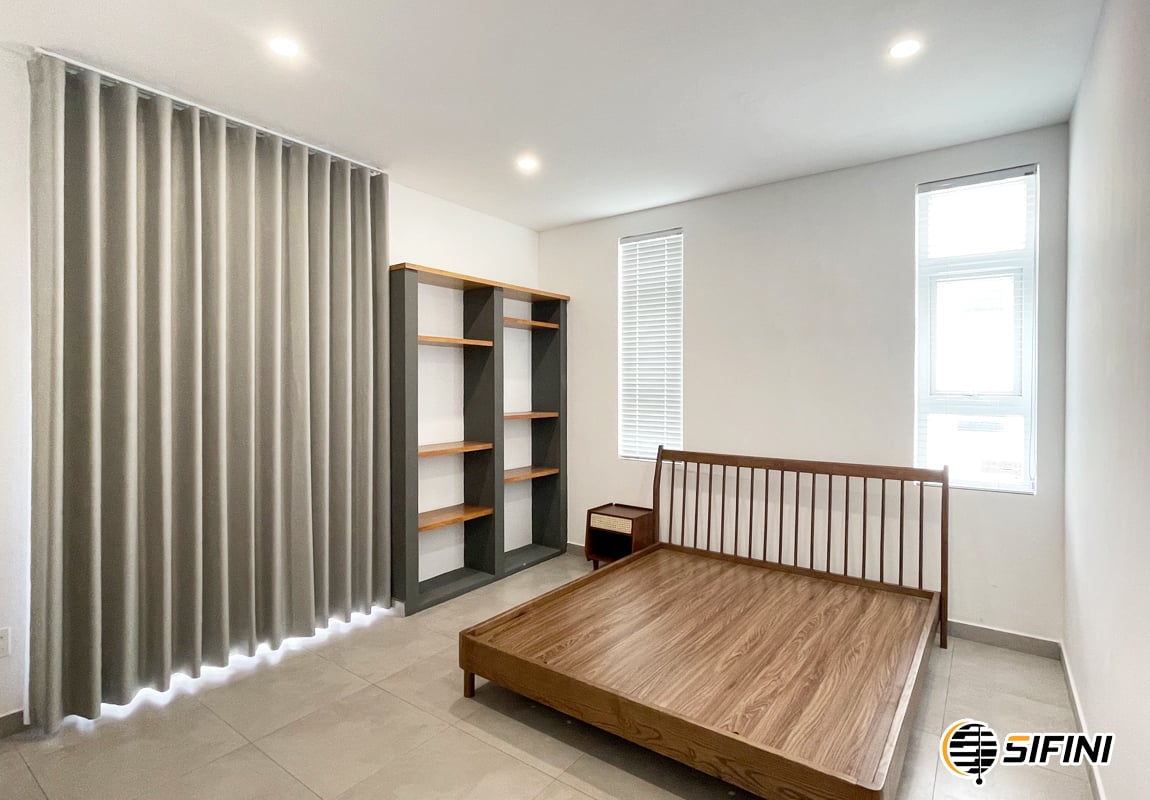 Combo rèm vải và rèm sáo nhôm