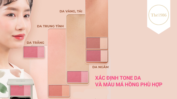 Má hồng phù hợp với tone da