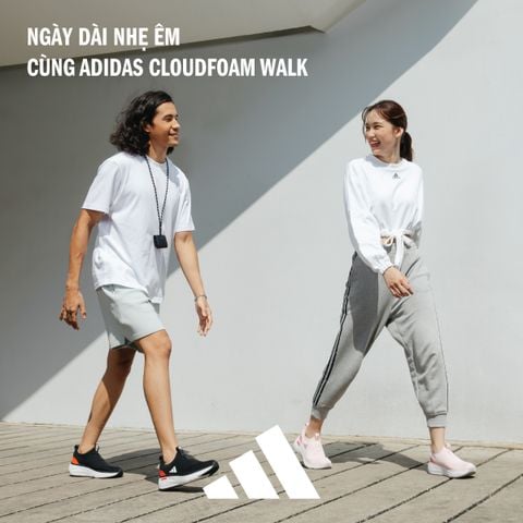 NGÀY DÀI NHẸ ÊM CÙNG ADIDAS CLOUDFOAM WALK
