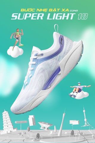GIÀY SIÊU NHẸ SUPER LIGHT 18 - BƯỚC NHẸ BẬT XA