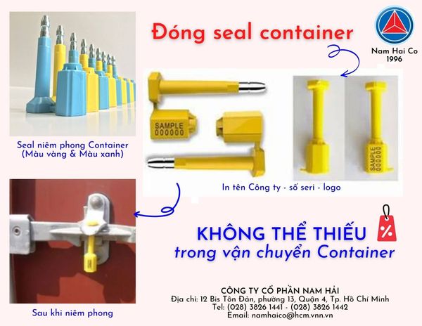 Ngành vận tải thường mua seal container ở đâu?