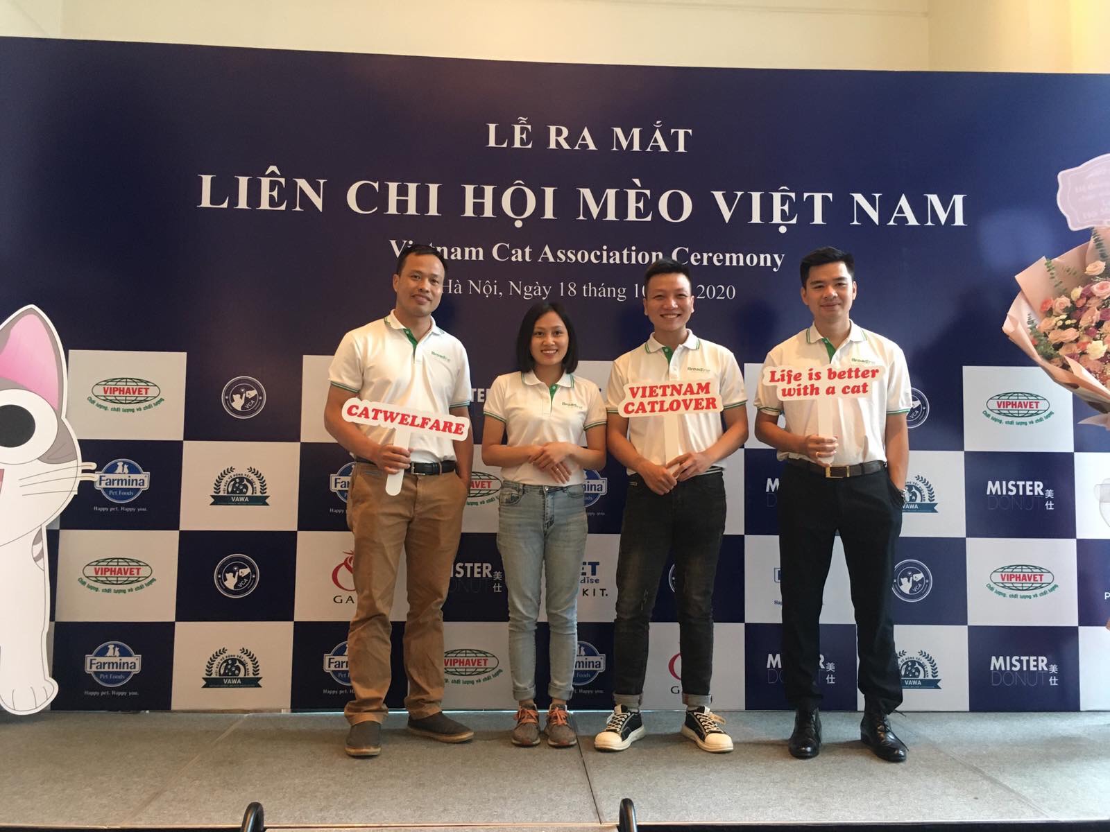 VIPHAVET ĐỒNG HÀNH CÙNG LIÊN CHI HỘI MÈO VIỆT NAM, NGÀY 18/10/2020