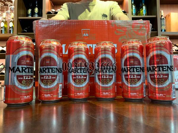Bia Bỉ Martens Extra Strong 12,2% Thùng 500ml