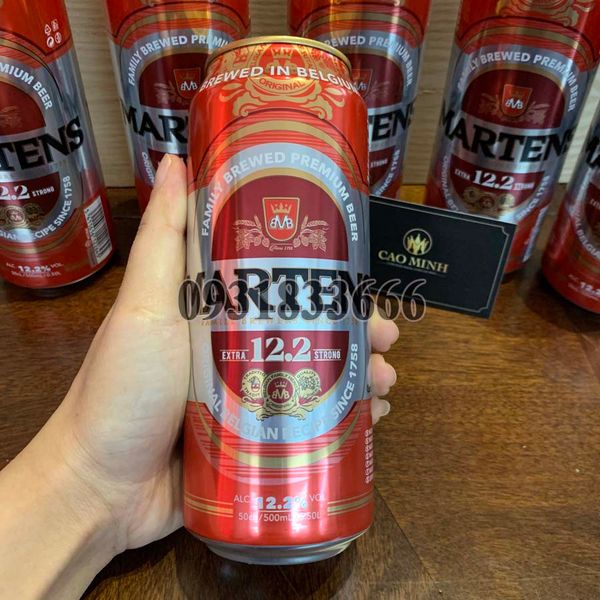 Bia Bỉ Martens Extra Strong 12,2% Thùng 24 lon