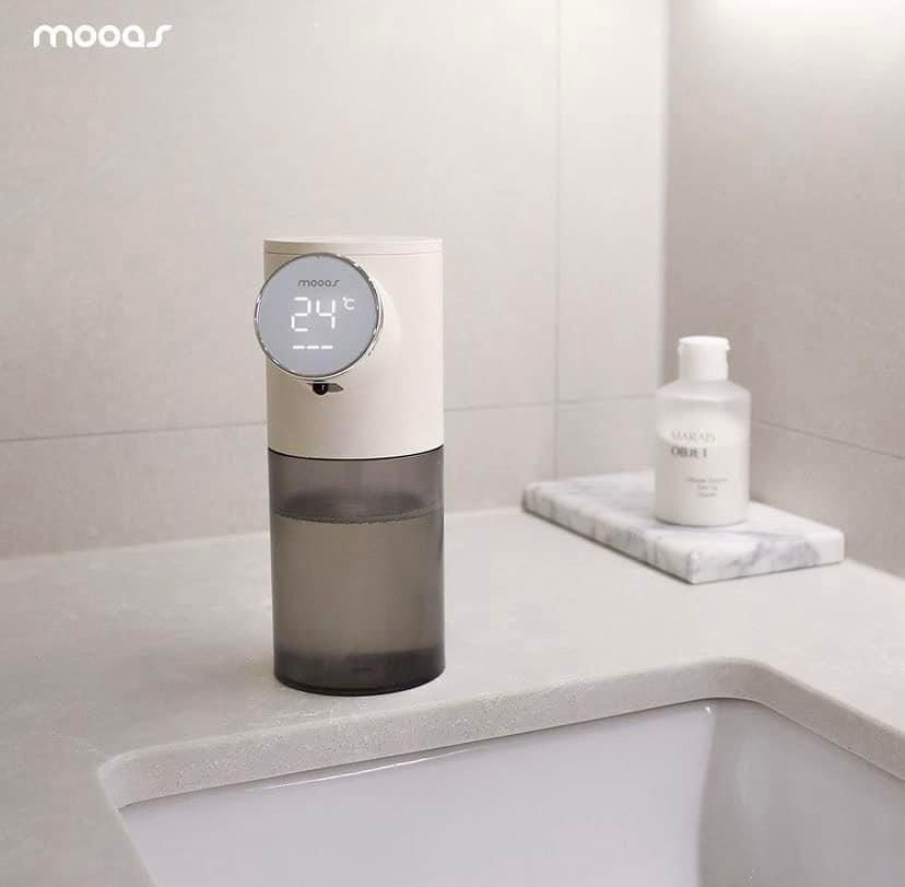 Bình rửa tay cảm ứng tự tạo xà bông Mooas 320ml để tạo gel, tạo bọt