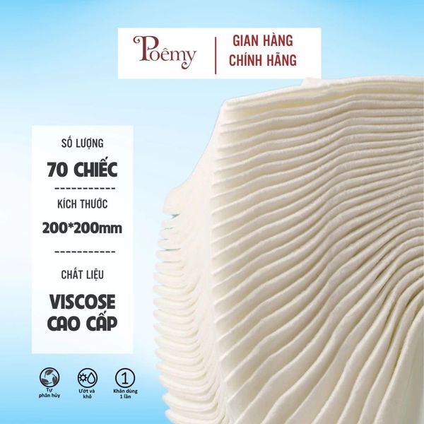 KHĂN KHÔ ĐA NĂNG OUHEY - 70 CHIẾC
