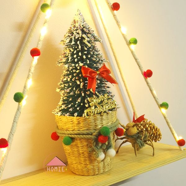 Kệ gỗ trang trí Noel