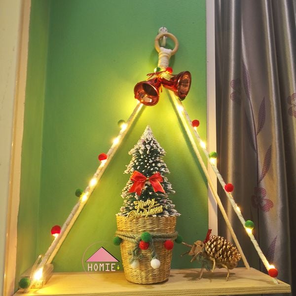 Kệ gỗ trang trí Noel