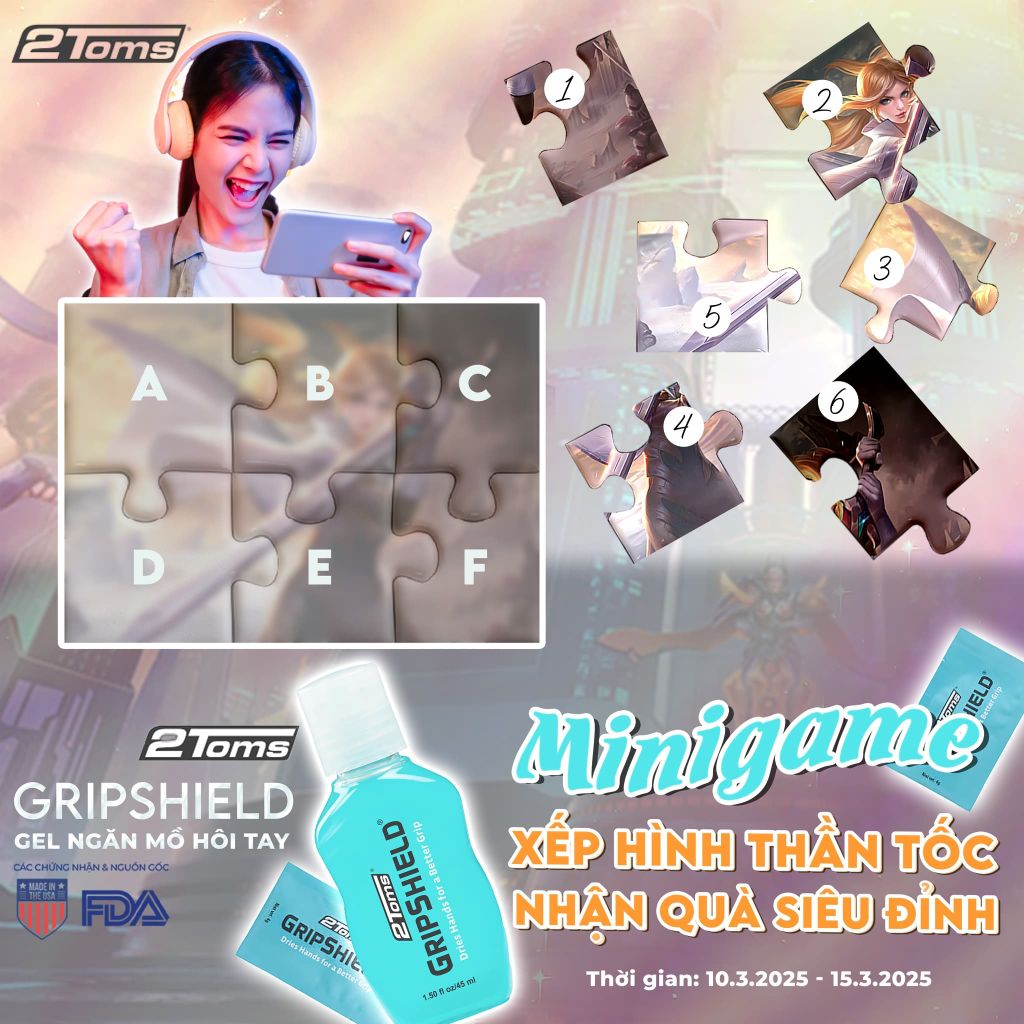 XẾP HÌNH THẦN TỐC - NHẬN QUÀ SIÊU ĐỈNH