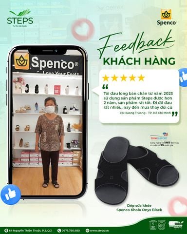 Cảm nhận của cô Hương Trương sau khi trải nghiệm giày dép sức khỏe tại STEPS.VN