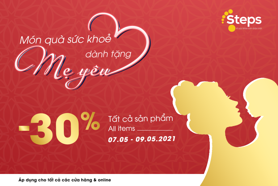 MÓN QUÀ SỨC KHỎE DÀNH TẶNG MẸ YÊU