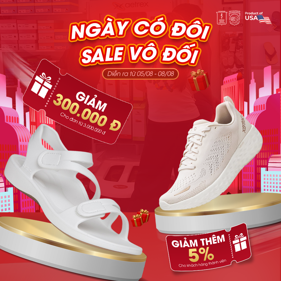 NGÀY CÓ ĐÔI, SALE VÔ ĐỐI - ƯU ĐÃI 300.000đ