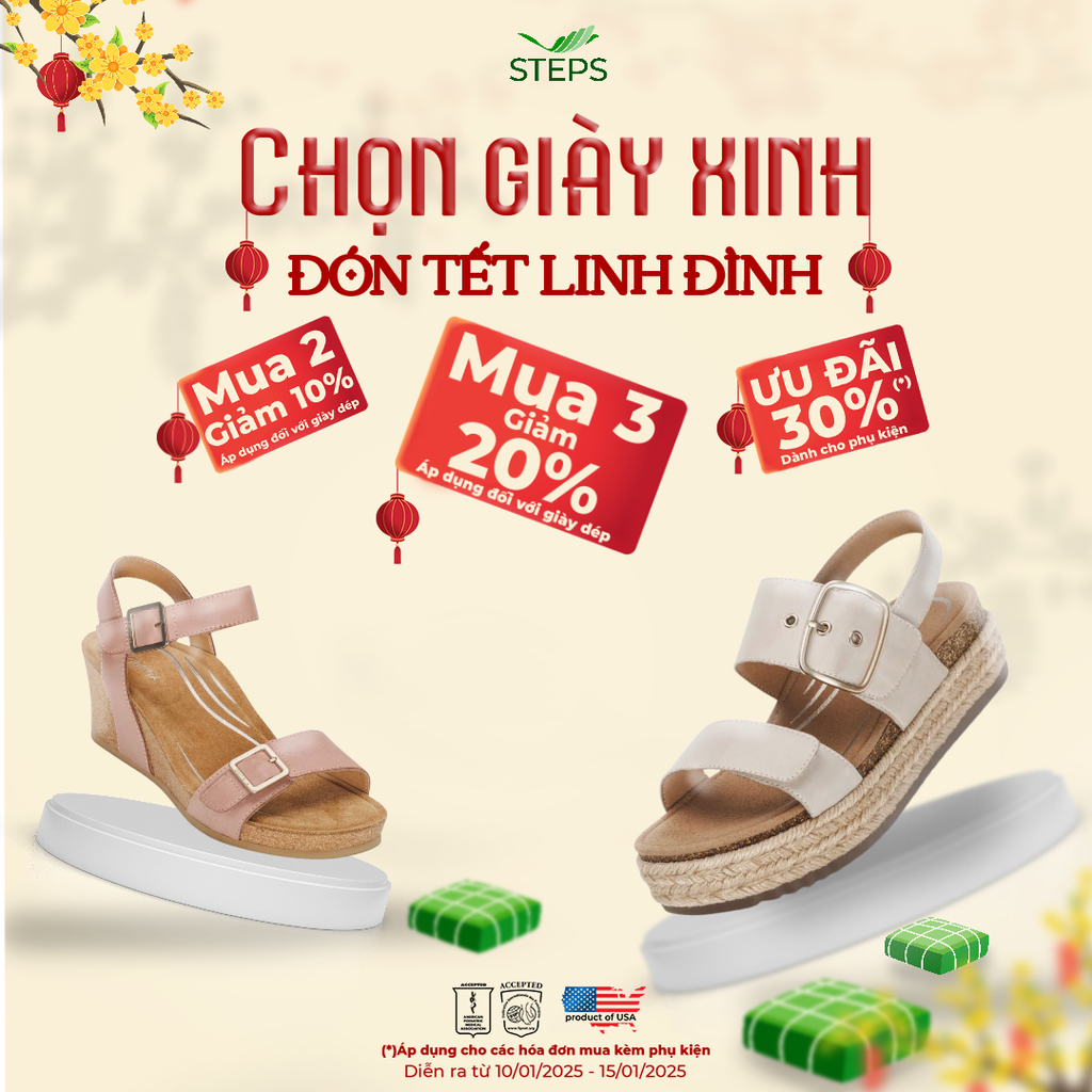 Chọn giày xinh - Đón tết linh đình
