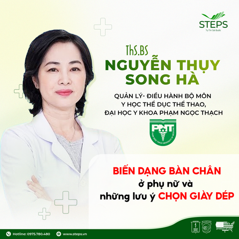 Biến dạng bàn chân ở  phụ nữ và những lưu ý chọn giày dép