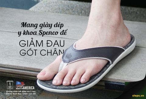 Dùng giày dép sức khỏe để bảo vệ xương gót chân