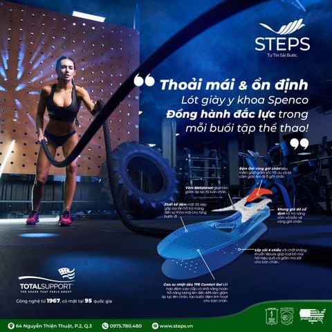 Chinh phục mọi thử thách thể thao cùng Lót giày y khoa Spenco - Thoải mái, êm ái, an toàn!