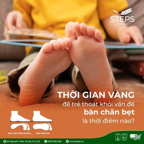 Thời gian vàng để trẻ thoát khỏi bàn chân bẹt là khi nào? Vai trò quan trọng của lót giày y khoa