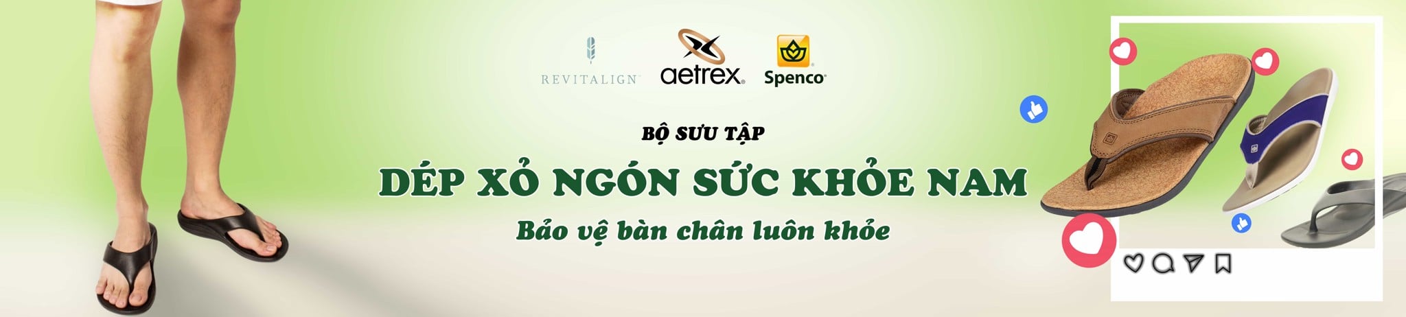 Dép Xỏ Ngón Sức Khoẻ Cho Nam
