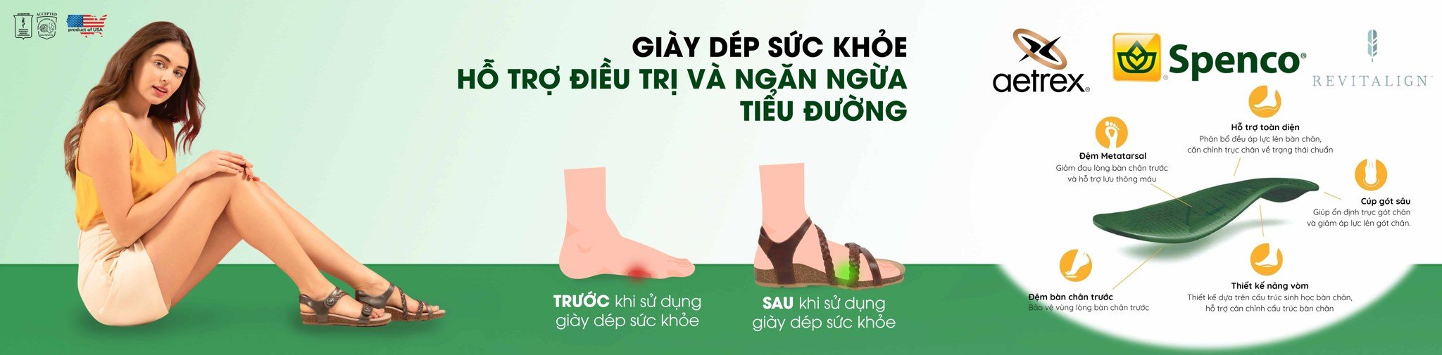 Giày Dép Cho Người Bị Tiểu Đường