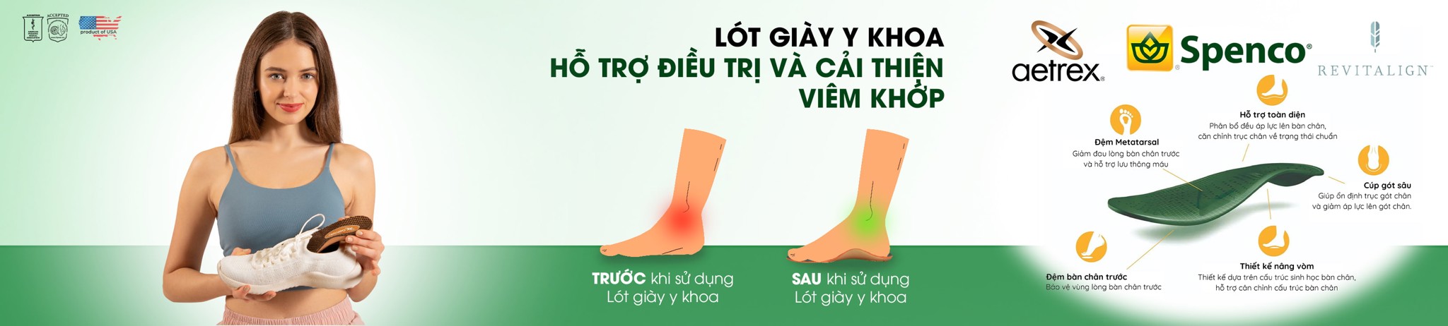 Lót Giày Cho Người Bị Viêm Khớp