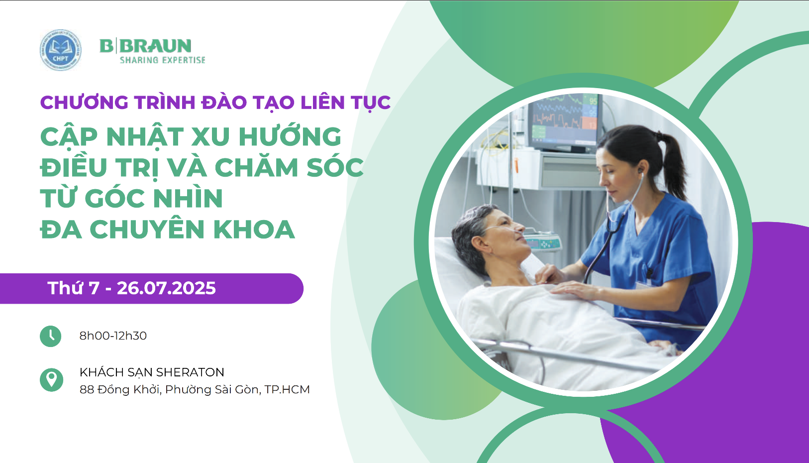 Chương trình Đào tạo liên tục: “CẬP NHẬT XU HƯỚNG ĐIỀU TRỊ VÀ CHĂM SÓC TỪ GÓC NHÌN ĐA CHUYÊN KHOA”