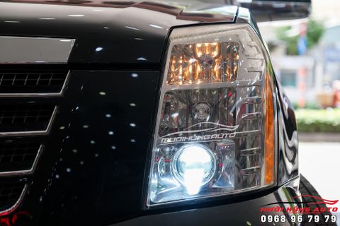 Độ Đèn Bi LED Laser Xe Cadillac Chuyên Nghiệp
