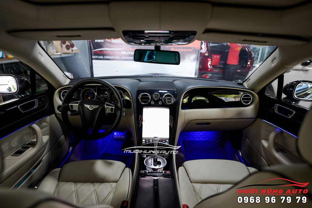 Trọn Bộ Đèn Led Nội Thất Đổi Màu Cá Tính Trang Trí Cho Xe Bentley – Mười  Hùng Auto