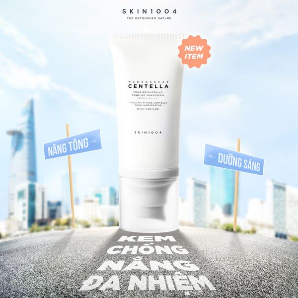 [HOT DEBUT] SKIN1004 ra mắt tân binh chống nắng đa nhiệm: Nâng tông - Dưỡng sáng và Chống ánh sáng xanh