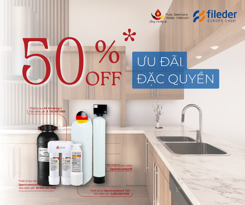 Pure Germany Water Việt Nam: Sự kiện ưu đãi độc quyền – Giảm sâu 50%