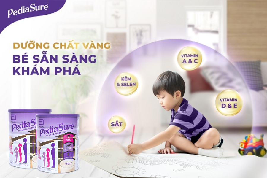 Hướng dẫn mẹ cách sử dụng sữa Pediasure giúp hấp thụ trọn vẹn dinh dưỡng