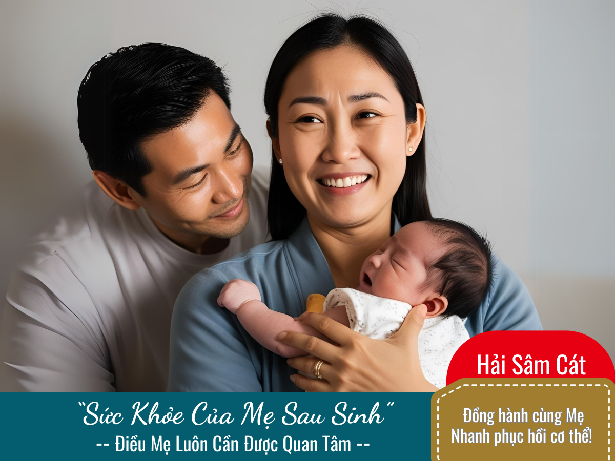 Hải Sâm Cát Hỗ Trợ Mẹ Bỉm Phục Hồi Sau Sinh!