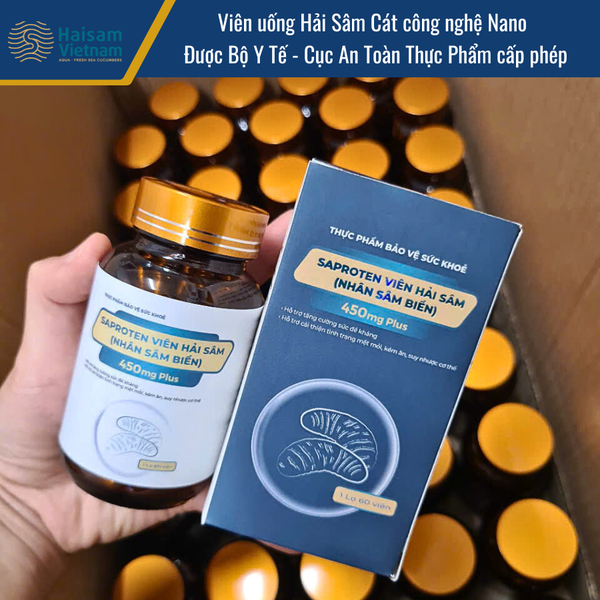 Viên uống hải sâm cát Công nghệ Nano