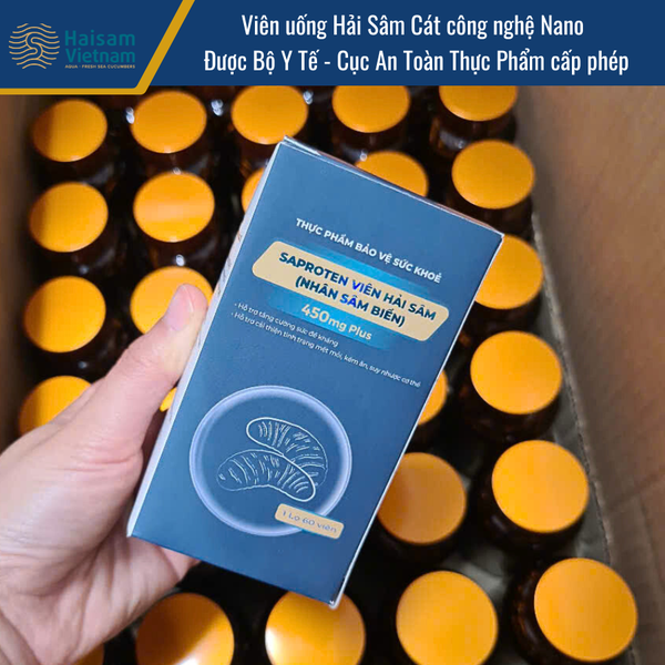 Viên uống hải sâm cát Công nghệ Nano