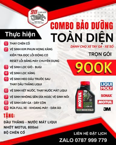 BẢO DƯỠNG WINNER X VARIO SATRIA SONIC LEAD AB GSX BANDIT VERZA CBR