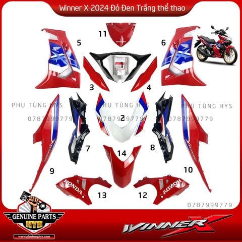 Dàn áo Winner Winner X chính hãng? Đến Ngay Phụ Tùng HYS – 911 Garage!