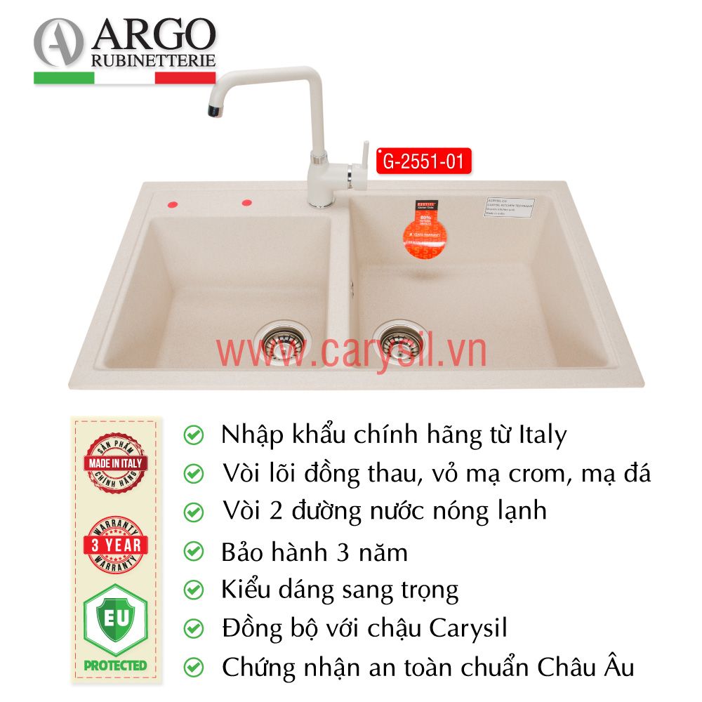 vòi rửa chén Argo G-2551