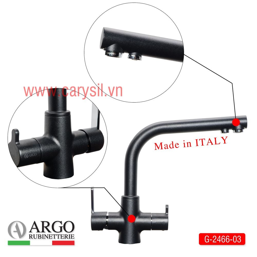 vòi nóng lạnh 3 đường nước  G-2466